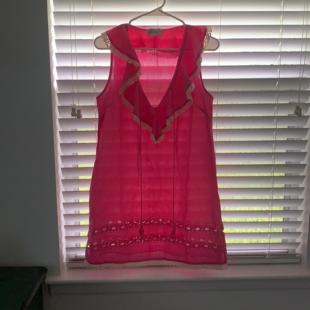 pink mud pie dress size small